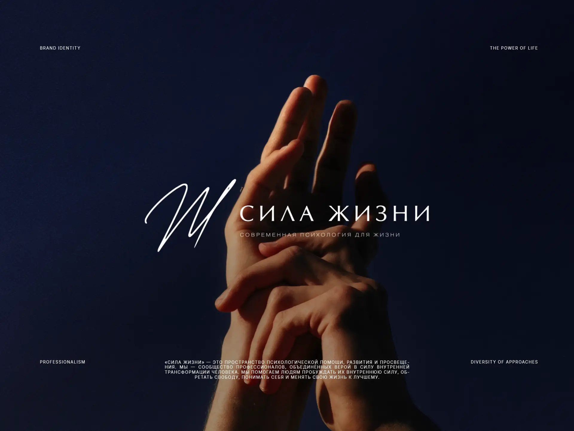 Разработка фирменного стиля для центра психологии «Сила Жизни»