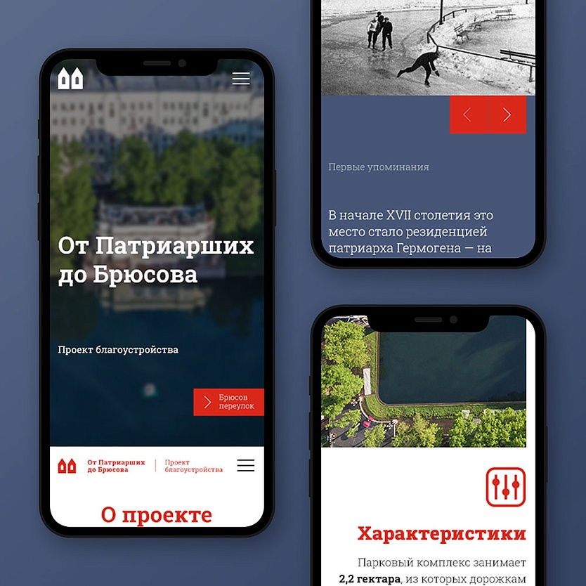 Development of a website for projects to create a comfortable urban environment