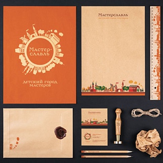 Logo and corporate identity for the children's centre Masterslavl